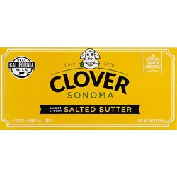 Clover Salted Sweet Cream Butter 4 Count - 16 Oz