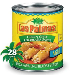 Las Palmas Sauce Enchilada Green Chile Mild Can - 28 Oz