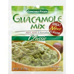 Concord Foods Guacamole Mix Classic Mild - 1 Oz