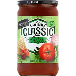 Signature Select Chunky Classic Mild Salsa Jar - 24 Oz