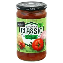 Signature Select Chunky Classic Mild Salsa Jar - 24 Oz
