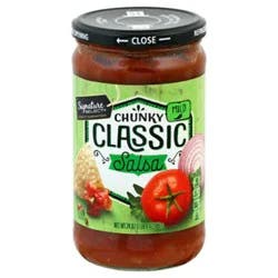 Signature Select Chunky Classic Mild Salsa Jar - 24 Oz