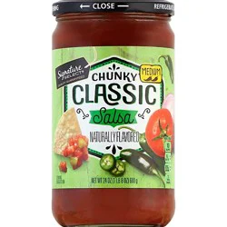 Signature Select Chunky Classic Medium Salsa Jar - 24 Oz