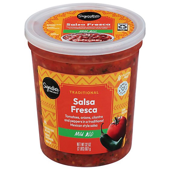 slide 1 of 1, Signature Select/cafe Salsa Fresca Mild - 32 Oz, 32 oz