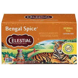 Celestial Seasonings Herbal Tea Bags Caffeine Free Bengal Spice 20 Count - 1.7 Oz