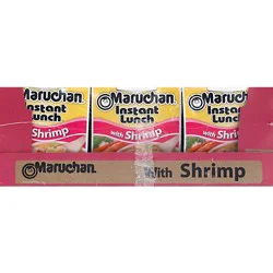 Maruchan Instant Lunch Ramen Noodle Soup With Shrimp - 12-2.25 Oz