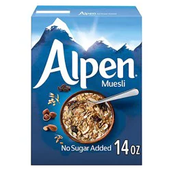 Alpen Swiss Style Muesli No Sugar Added Whole Grain Non Gmo Cereal - 14 Oz