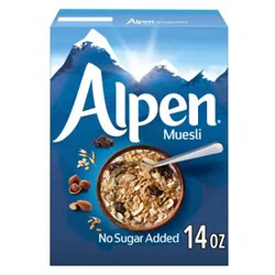 Alpen Swiss Style Muesli No Sugar Added Whole Grain Non Gmo Cereal - 14 Oz