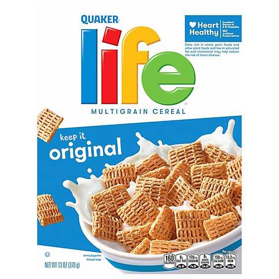 slide 1 of 1, Life Cereal Multigrain Original - 13 Oz, 13 oz