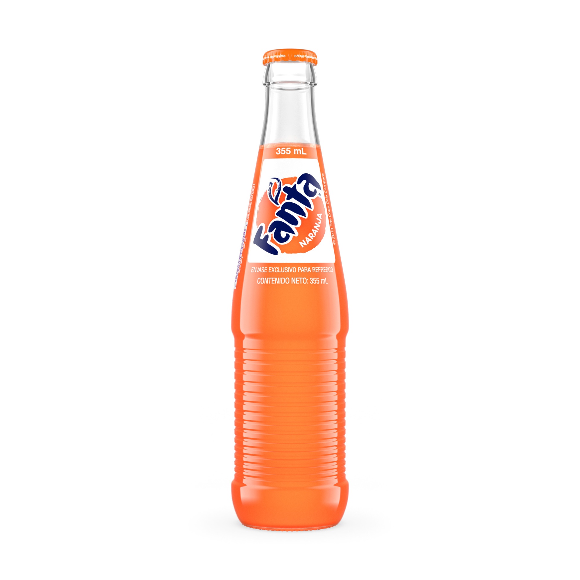 slide 2 of 4, Fanta Orange Mexico Glass Bottle, 355 mL, 11.8 fl oz