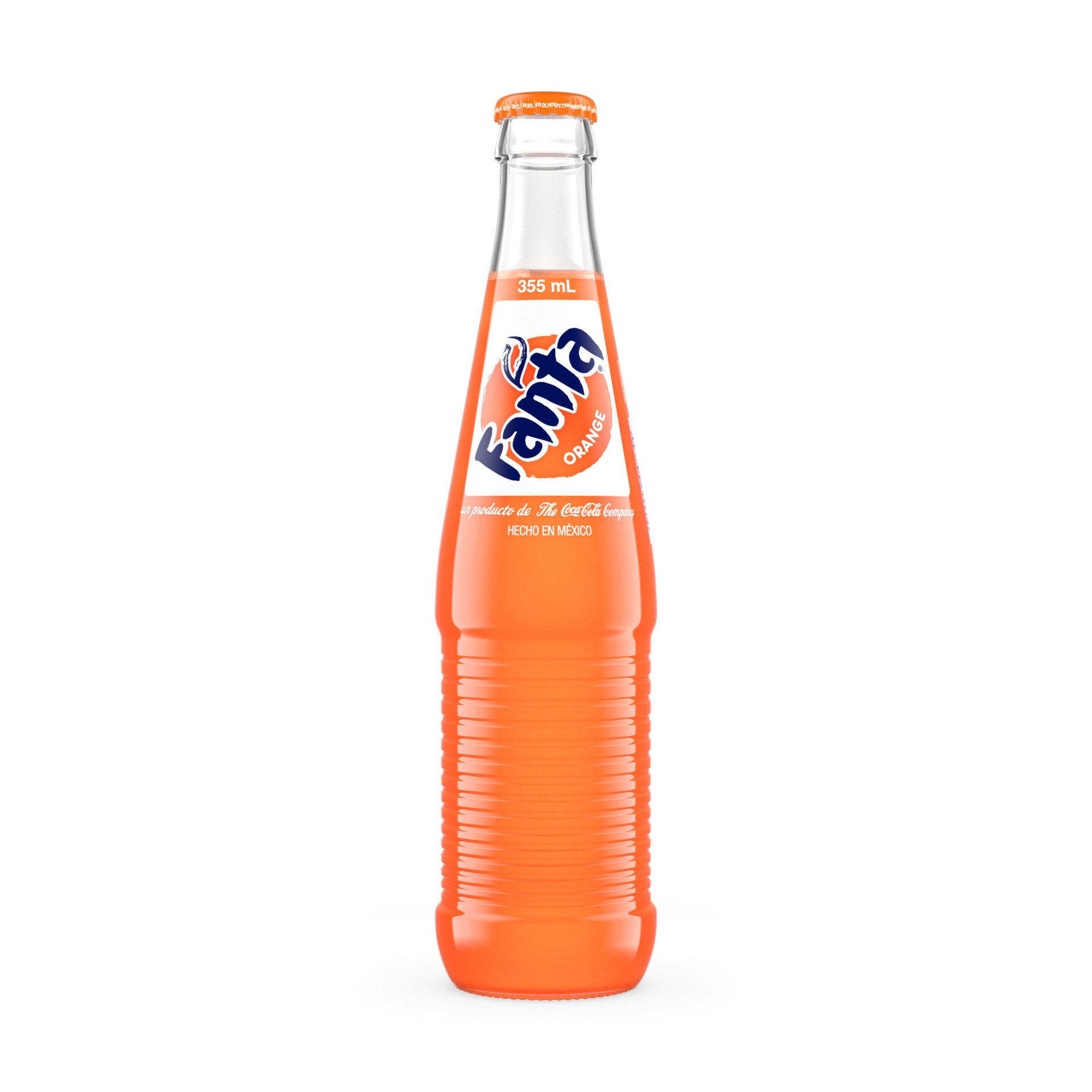 slide 3 of 4, Fanta Orange Mexico Glass Bottle, 355 mL, 11.8 fl oz