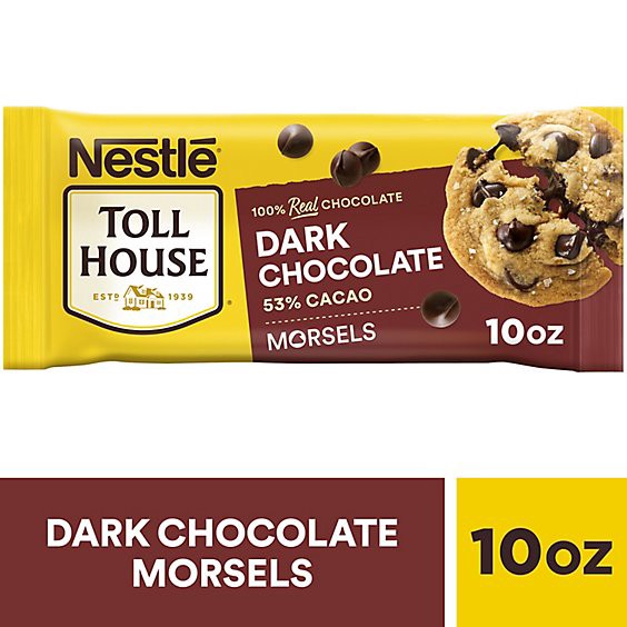 slide 1 of 10, Nestle Toll House Dark Chocolate Chips - 10 Oz, 10 oz