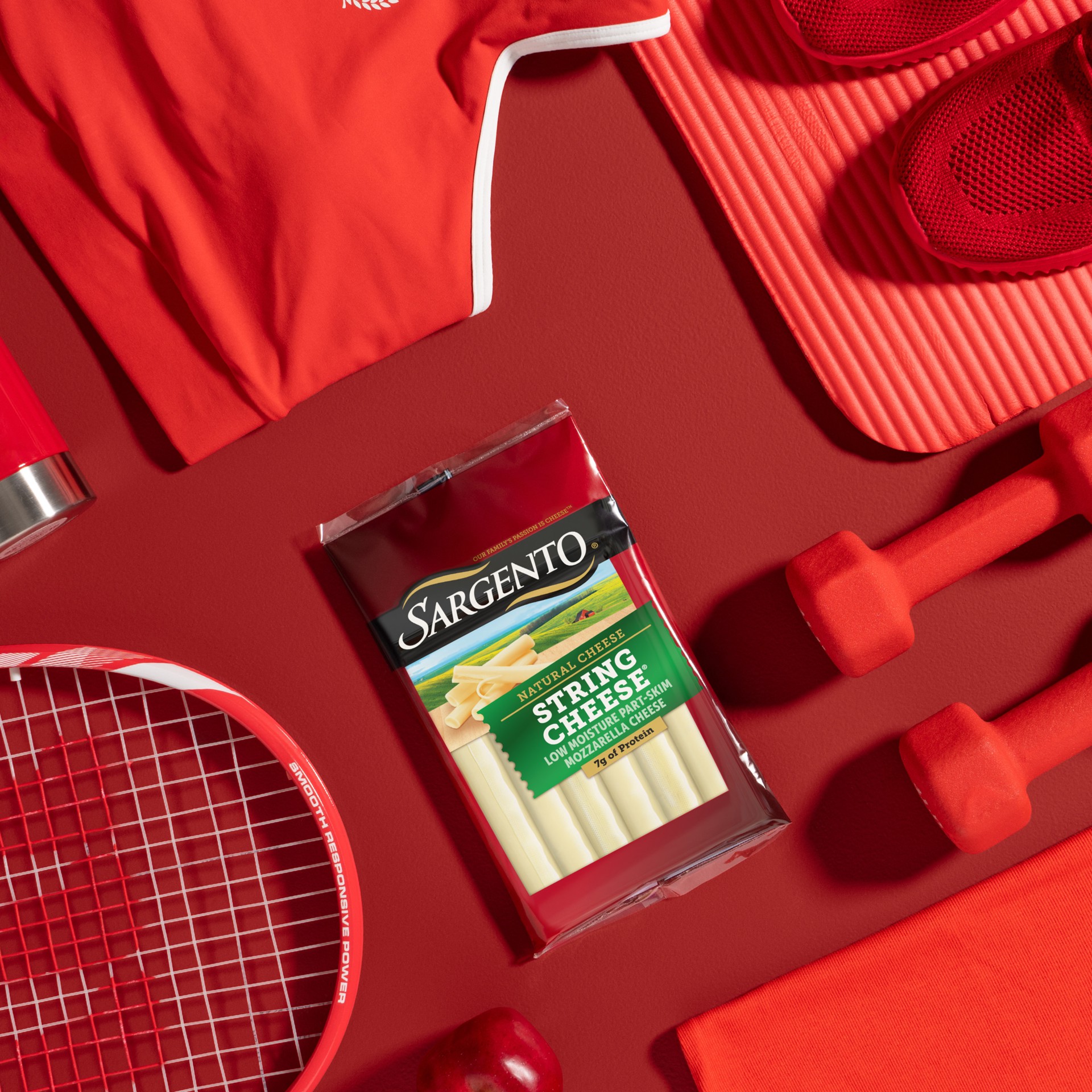 slide 3 of 8, Sargento Natural String Cheese Snacks 12 Pack - 12 Oz, 12 oz