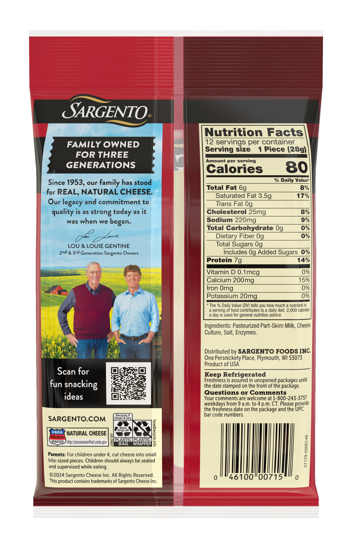 slide 8 of 8, Sargento Natural String Cheese Snacks 12 Pack - 12 Oz, 12 oz