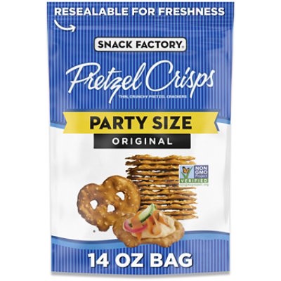 slide 1 of 6, Snack Factory Original Pretzel Crisps - 14 Oz, 14 oz