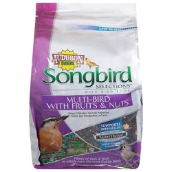 Audubon Park Songbird Selections Wild Bird Food Multi-Bird With Fruits & Nuts Bag - 5 Lb