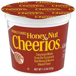 Cheerios Cereal Whole Grain Oat Honey Nut Cup - 1.8 Oz
