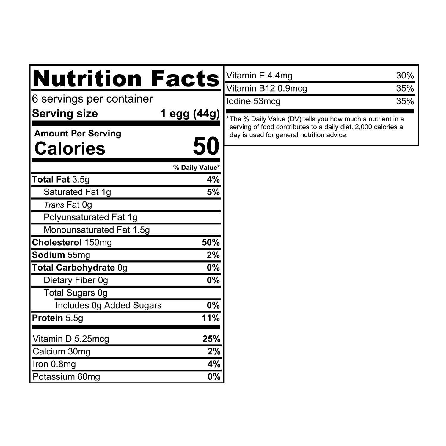 slide 2 of 3, Eggland's Best Hard Cooked Eggs - Medium White - 6 Count, 6 ct