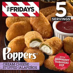 Tgi Fridays Frozen Appetizers Cream Cheese Stuffed Jalapeno Poppers With Raspberry Habanero Dip - 15 Oz