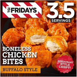 Tgi Fridays Frozen Appetizers Buffalo Style Boneless Chicken Bites - 15 Oz