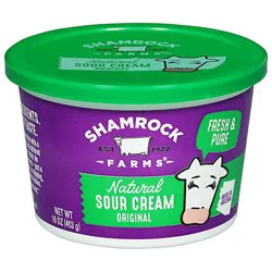 Shamrock Farms Sour Cream Original - 16 Oz
