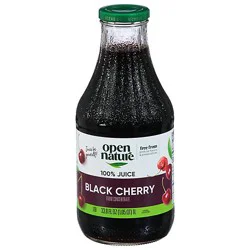 Open Nature 100% Juice Black Cherry - 33.8 Fl. Oz