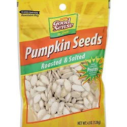 Good Sense Roasted & Salted Pumpkin Seeds In Shell - 4.5 Oz