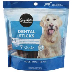 Signature Pet Care Dog Treat Dental Sticks 7 Count - 6.1 Oz