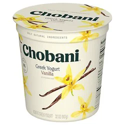 Chobani Non-Fat Vanilla Blended Greek Yogurt - 32 Oz