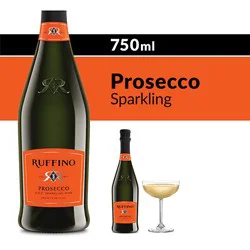 Ruffino Prosecco Doc Italian White Sparkling Wine - 750 Ml