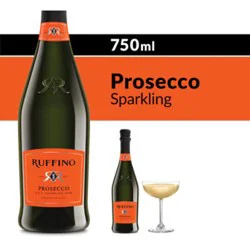 Ruffino Prosecco Doc Italian White Sparkling Wine - 750 Ml