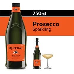 Ruffino Prosecco Doc Italian White Sparkling Wine - 750 Ml