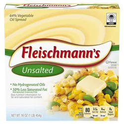 Fleischmann's Unsalted Vegetable Oil Spread Sticks - 4-16 Oz