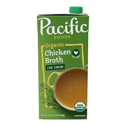 Pacific Foods Low Sodium Organic Free Range Chicken Broth - 32 Oz