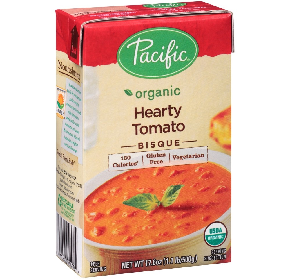 slide 2 of 9, Pacific Foods Organic Gluten Free Hearty Tomato Bisque - 17.6oz, 17.6 oz