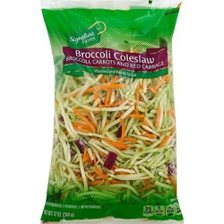 Signature Select/farms Coleslaw Broccoli - 12 Oz