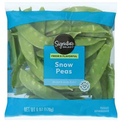 Signature Select/farms Snow Peas Fancy - 6 Oz