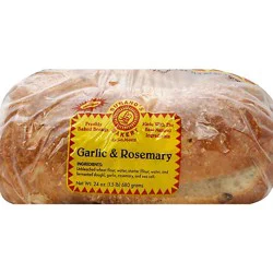 Sumanos Bakery Garlic & Rosemary Round - 24 Oz