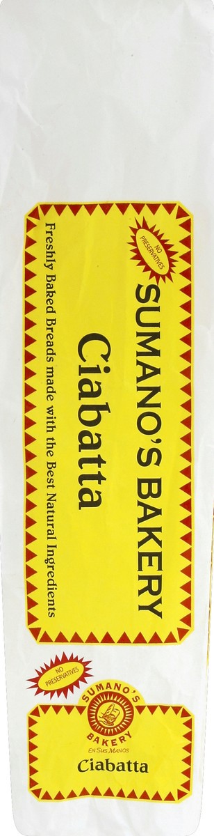 slide 5 of 5, Sumanos Bakery Baguette Ciabatta - 16 Oz, 16 oz