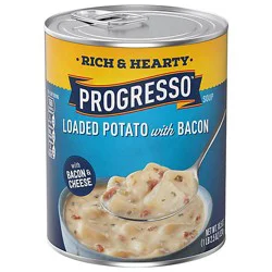 Progresso Rich & Hearty Soup Loaded Potato With Bacon - 18.5 Oz