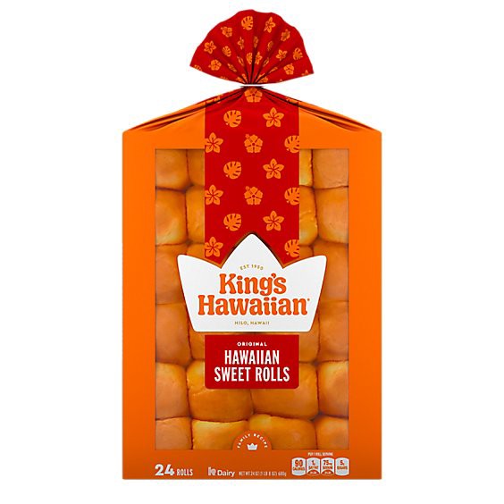 slide 1 of 3, King's Hawaiian Original Sweet Rolls - 24 Oz, 24 oz