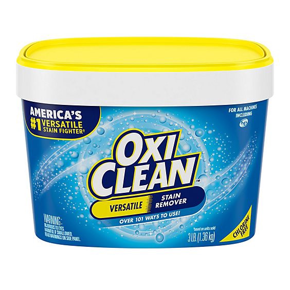 slide 1 of 1, Oxiclean Versatile Stain Remover Powder - 3 Lb, 3 lb