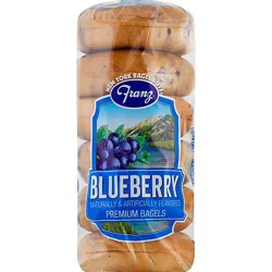 Franz Bagels Premium Blueberry 6 Count - 18 Oz