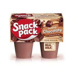Snack Pack Chocolate Pudding - 4-3.25 Oz