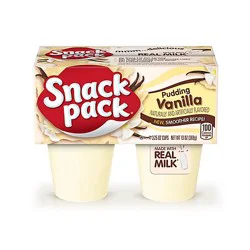 Snack Pack Vanilla Pudding - 4-3.25 Oz