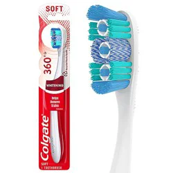 Colgate 360° Optic White Whitening Manual Toothbrush Soft - Each