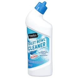 Signature Select Cleaner Toilet Bowl With Bleach - 24 Oz
