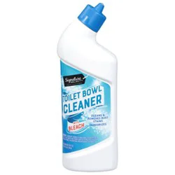 Signature Select Cleaner Toilet Bowl With Bleach - 24 Oz
