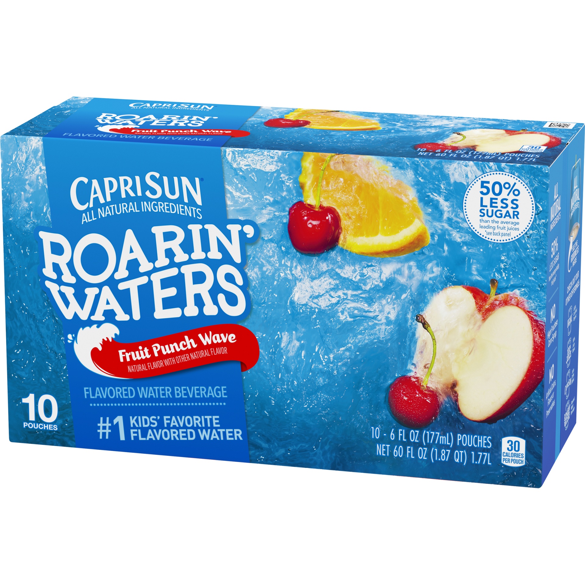 slide 4 of 9, Capri Sun Roarin' Waters Fruit Punch, 60 oz
