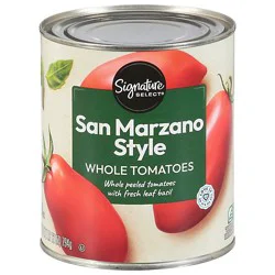 Signature Select Whole San Marzano Style Tomatoes - 28 Oz